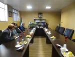 بازدید مسولین استانی از روکش مضجع شریف حضرت معصومه (س) در آموزشکده فنی دختران قم 2