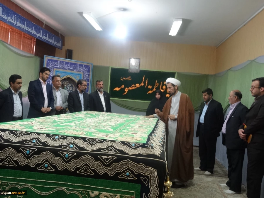 مراسم رونمایی از روکش مضجع شریف حضرت معصومه (س) 2