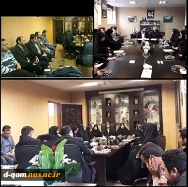 مراسم معارفه مسئول بسیج دانشجویی آموزشکده فنی وحرفه ای دختران