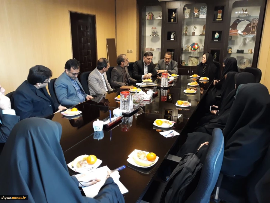 بازید جناب آقای دکتر امیرآبادی نماینده ی محترم استان قم در مجلس شورای اسلامی از دانشگاه فنی  و حرفه ای استان قم 3