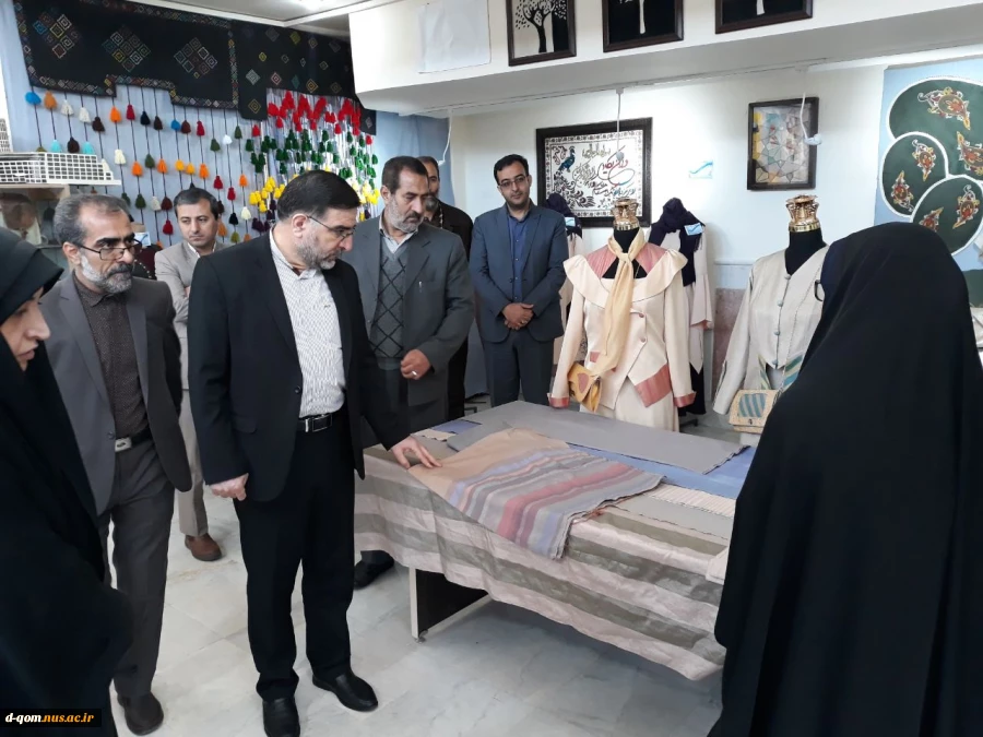بازید جناب آقای دکتر امیرآبادی نماینده ی محترم استان قم در مجلس شورای اسلامی از دانشگاه فنی  و حرفه ای استان قم 4
