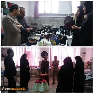 بازدید هیأت رئیسه دانشگاه فنی و حرفه ای استان قم از ژوژمان گروه طراحی دوخت. 2