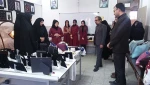 بازدید هیأت رئیسه دانشگاه فنی و حرفه ای استان قم از ژوژمان گروه طراحی دوخت. 2