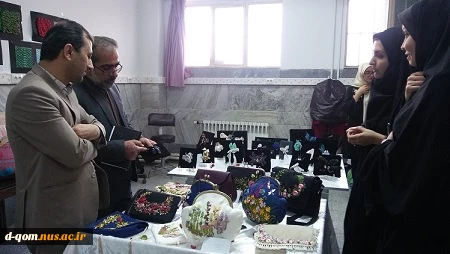 بازدید هیأت رئیسه دانشگاه فنی و حرفه ای استان قم از ژوژمان گروه طراحی دوخت. 4