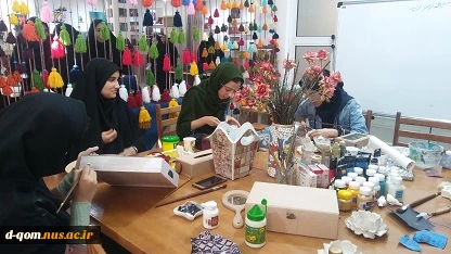 مراسم افتتاحیه نمایشگاه و فروشگاه صنایع دستی و  مرکز مشاوره دانشگاه فنی و حرفه ای استان قم 3