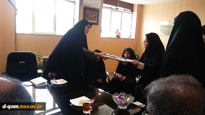 •	مراسم تودیع و معارفه معاونت آموزشی، پژوهشی و دانشجویی آموزشکده فنی و حرفه ای دختران قم روز یک شنبه 25 فروردین ماه 1398در این آموزشکده برگزار گردید. 3
