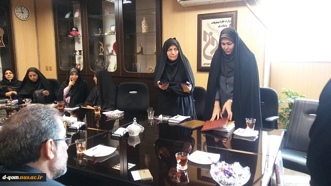 •	مراسم تودیع و معارفه معاونت آموزشی، پژوهشی و دانشجویی آموزشکده فنی و حرفه ای دختران قم روز یک شنبه 25 فروردین ماه 1398در این آموزشکده برگزار گردید. 3