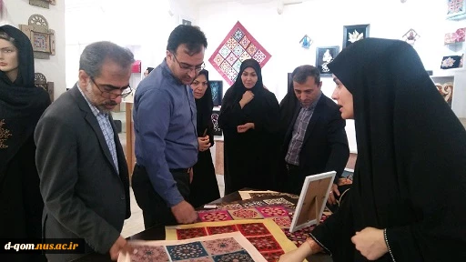 بازدید هیات رئیسه دانشگاه فنی و حرفه ای استان قم از ژوژمان گروه طراحی دوخت 2